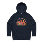 I Have No Shelf Control, Books - Womens Hoodie Navy Womens Hoodie Printed In Australia Reading