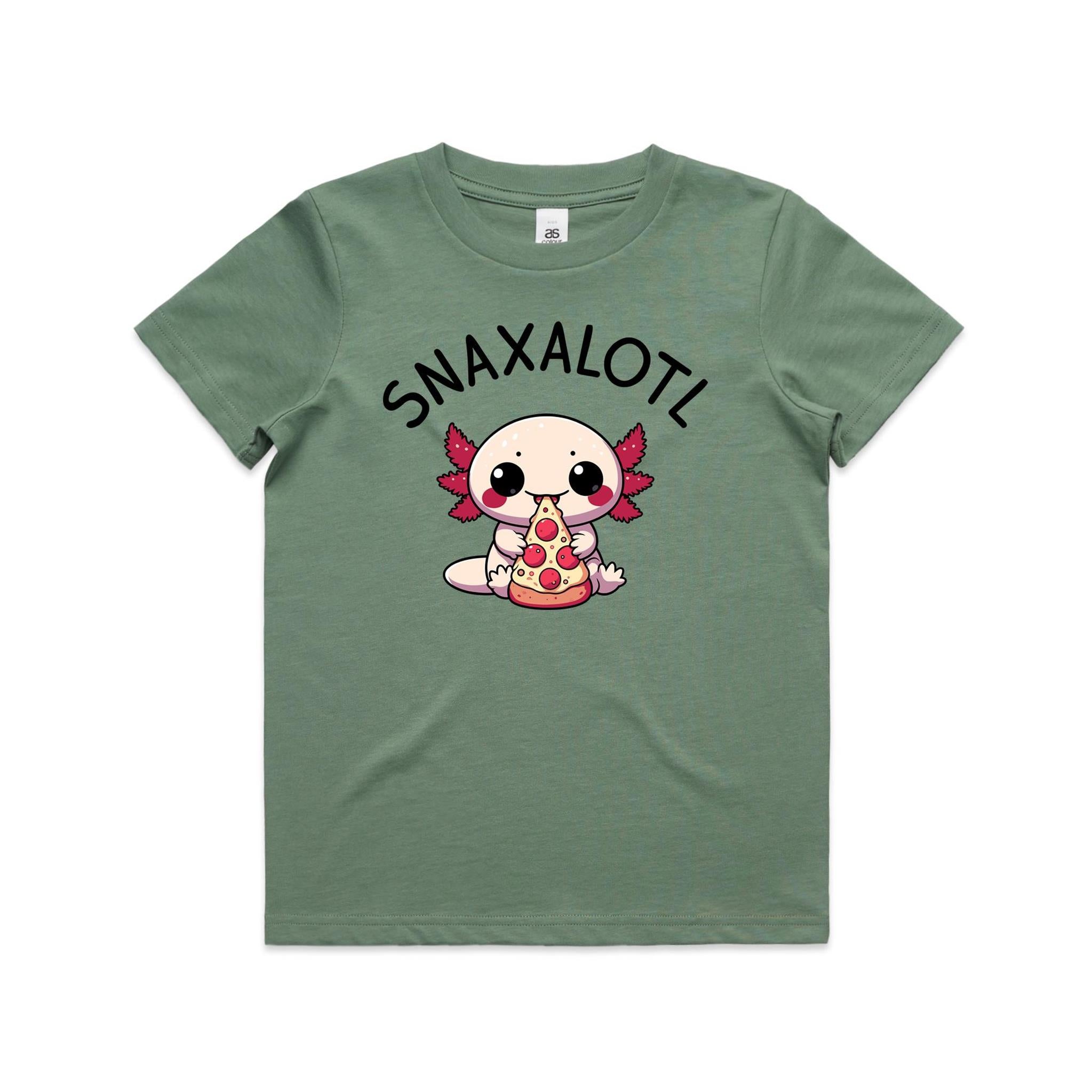 Snaxalotl, Axolotl Pizza - Kids Youth T-shirt