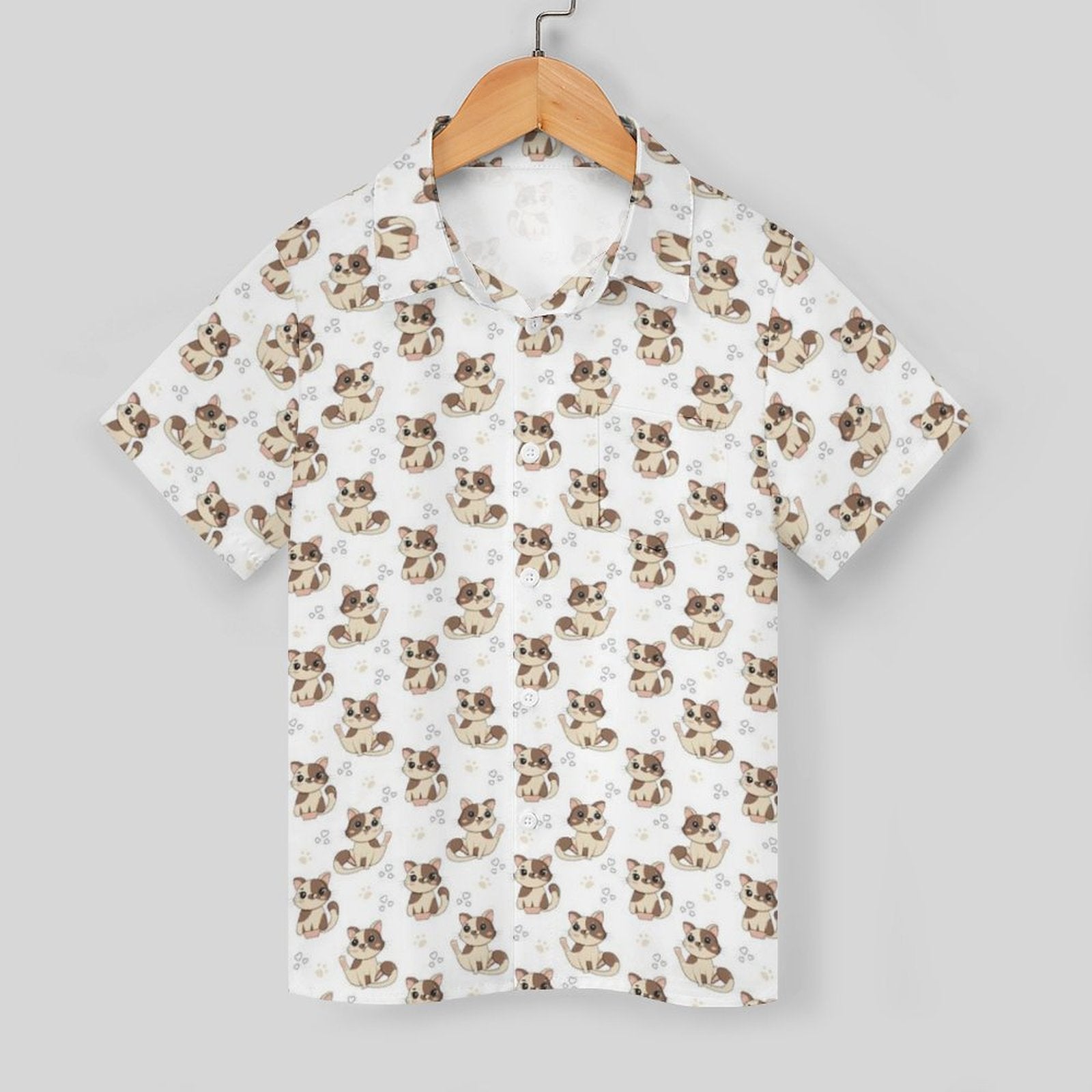 Quokkas Kids Cotton Short Sleeve Shirt