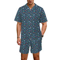 UFO's And Aliens Men's Hawaiian Shirt & Shorts Set Men's Hawaiian Shirt & Shorts Set Printed Offshore Sci Fi