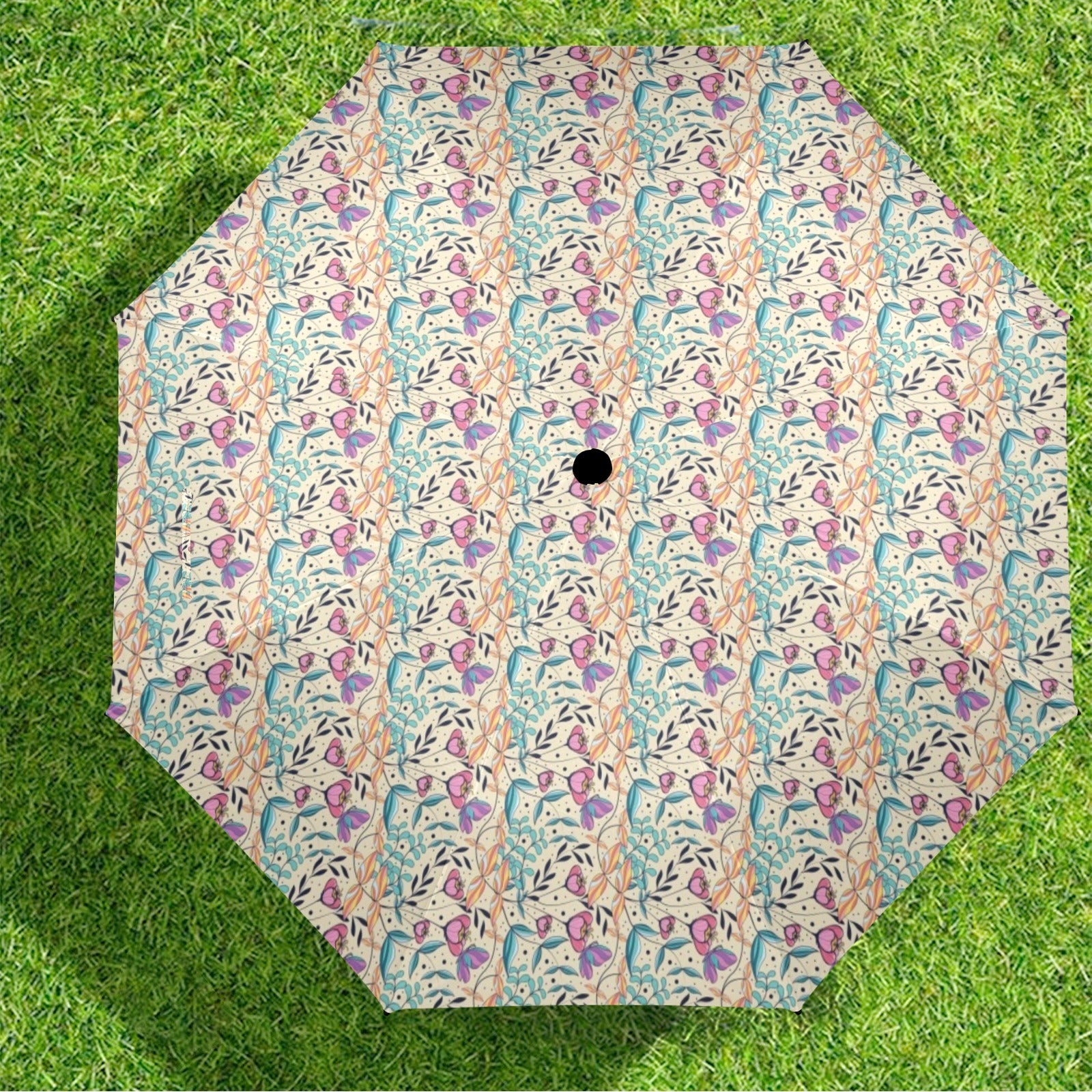 Butterfly Floral Umbrella Umbrella Plants Printed Offshore