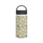 Chicken Life Stainless Steel Water Bottle, Handle Lid Stainless Steel Water Bottle With Handle Lid animal Globally Fulfilled