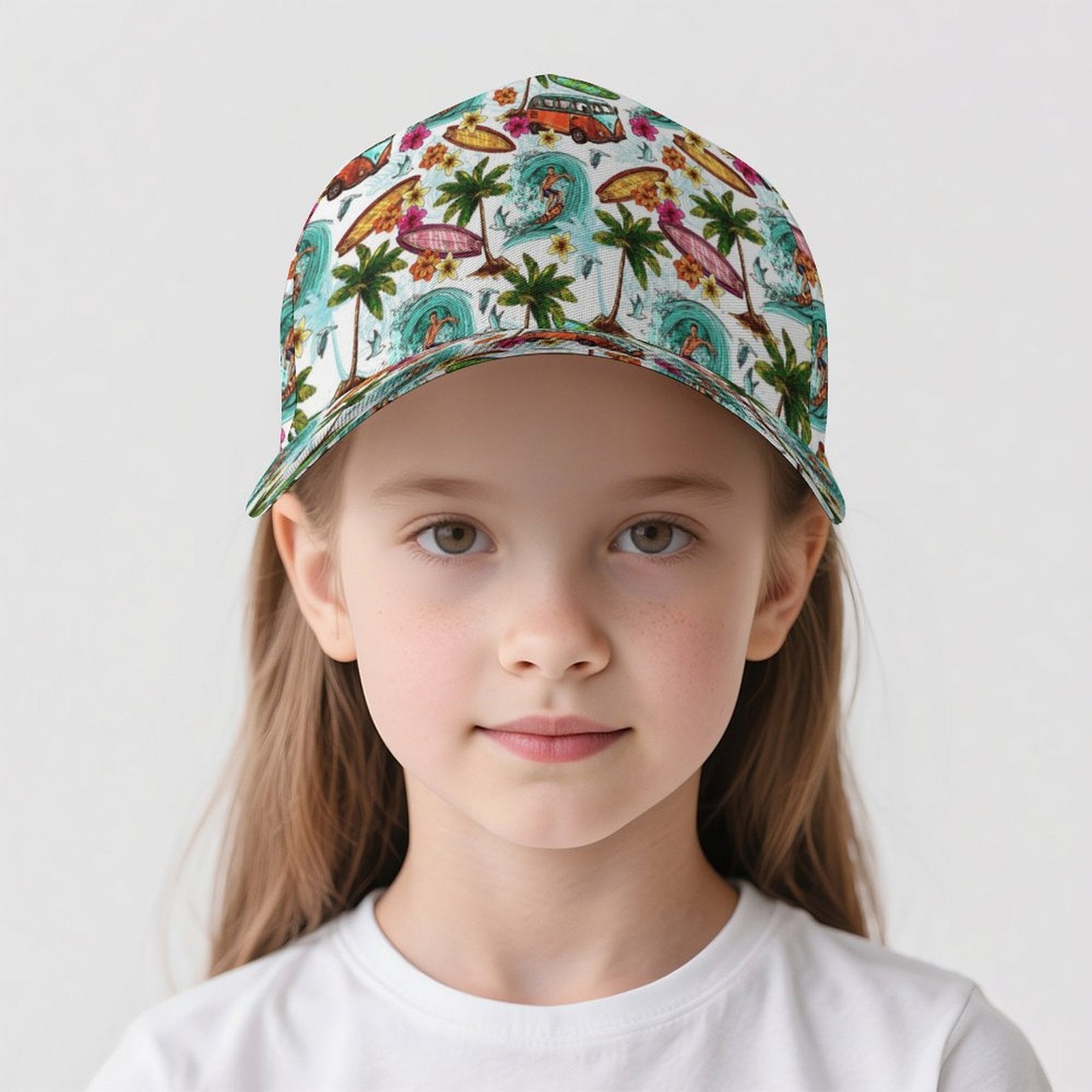 Surfing Safari Kids Baseball Cap