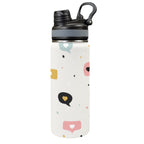 Love Message - Insulated Water Bottle with Dual-Use Lid (18oz) One Size Insulated Water Bottle with Dual-Use Lid (18oz) Love Printed Offshore