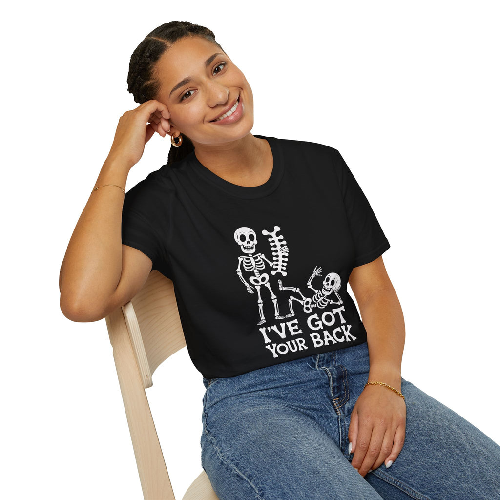 Skeleton, I've Got Your Back - Unisex Softstyle T-Shirt