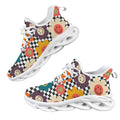 Happy Retro Flowers Women's Twisted Sole Sneakers