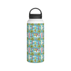Summer Surf Stainless Steel Water Bottle, Handle Lid Stainless Steel Water Bottle With Handle Lid Globally Fulfilled Summer Surf