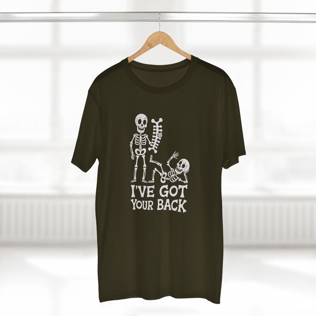 Skeleton, I've Got Your Back - Mens Adult Staple Tee