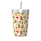 Cute Christmas Small Stainless Steel Travel Mug Cup 12oz/350ml