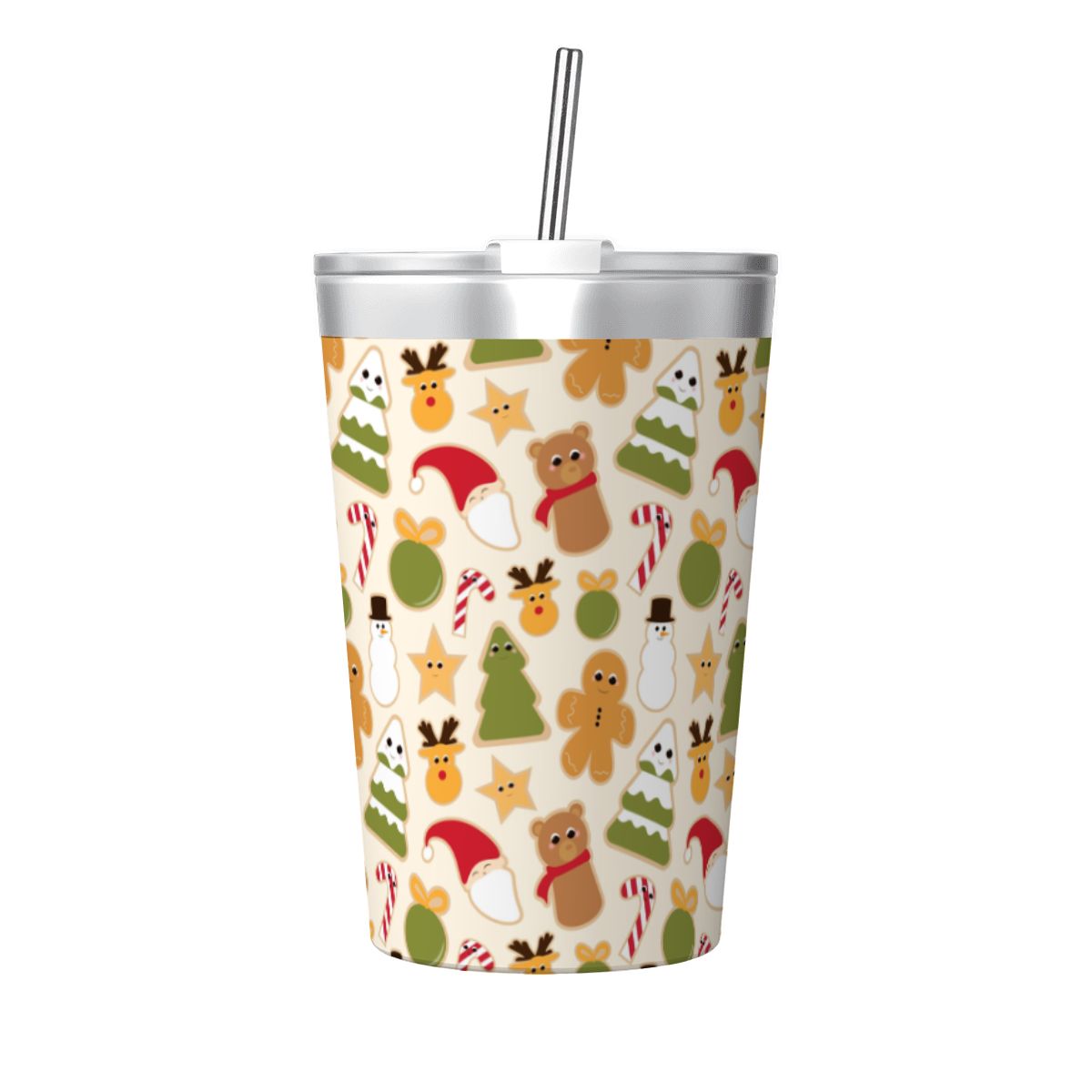 Cute Christmas Small Stainless Steel Travel Mug Cup 12oz/350ml