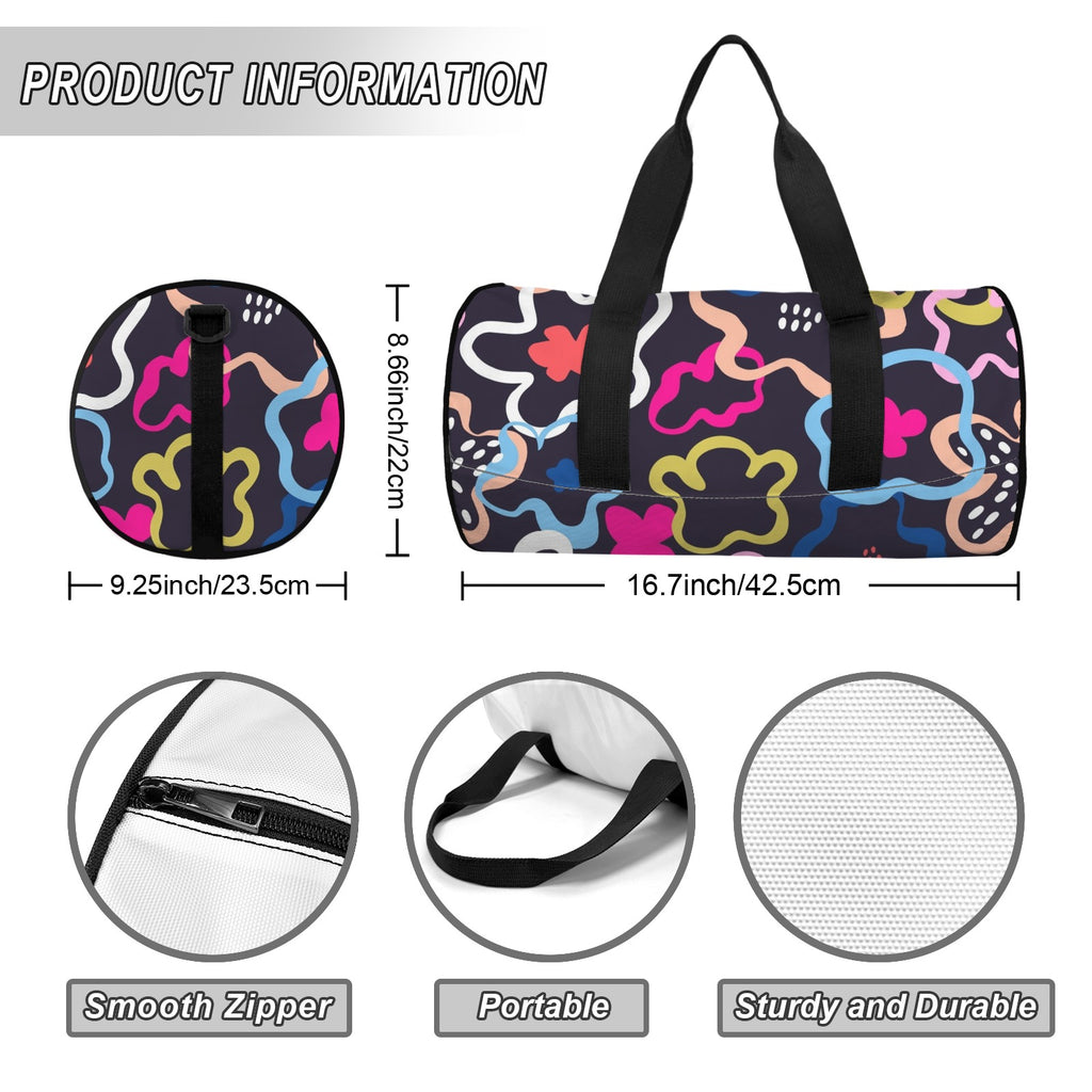 Floral In The Abstract Duffle Bag Duffle Bag Printed Offshore