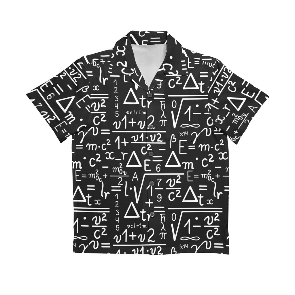 Mathematics Senior Kids Hawaiian Shirt Senior Kids Hawaiian Shirt 8-15 Maths Printed Offshore