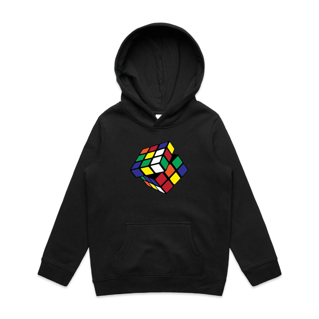 Game Cube - Kids Hoodie Black Kids Hoodie Printed In Australia