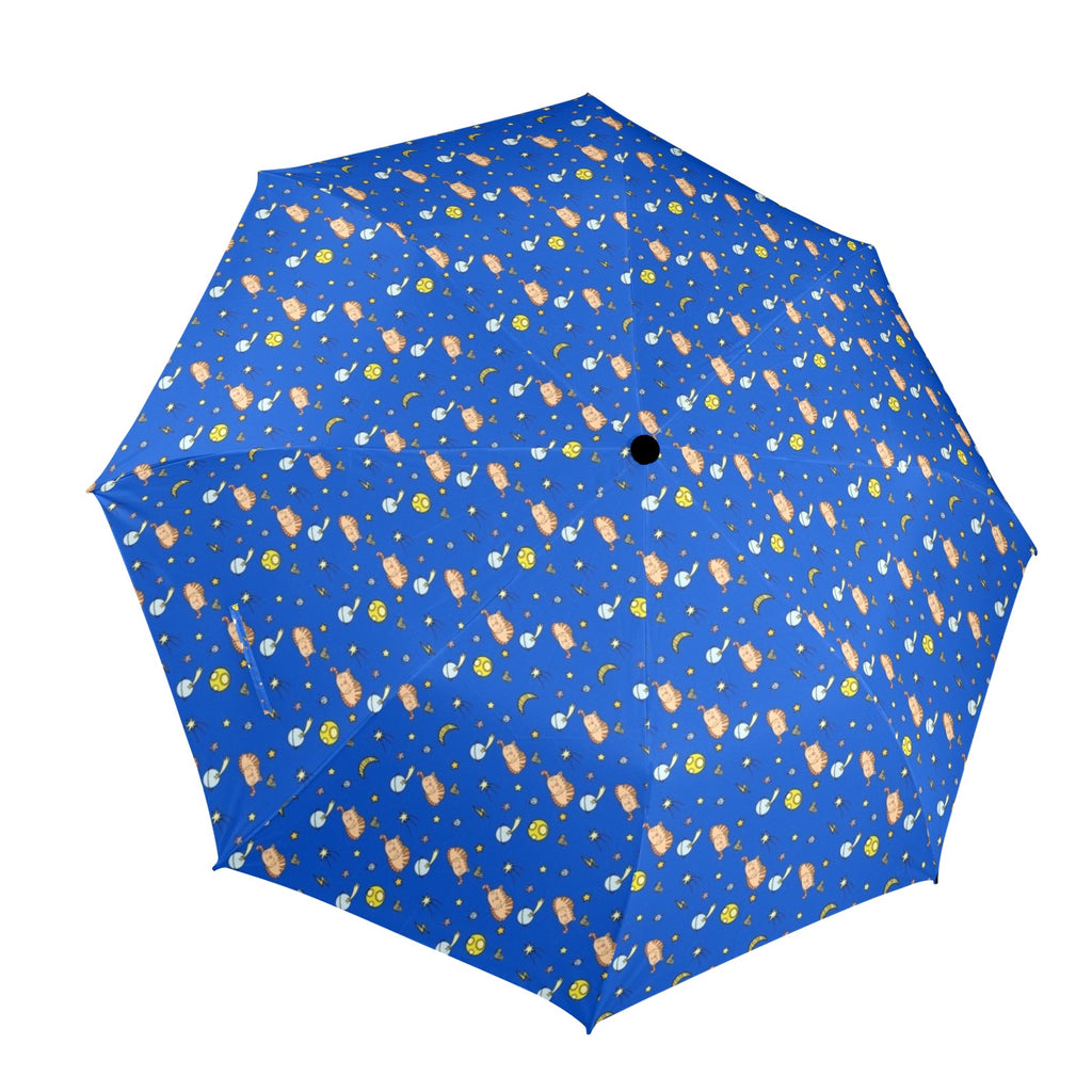 Cats In Space Umbrella One Size Umbrella animal Printed Offshore Space