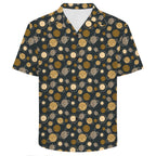 Planets Men's Crinkle Hawaiian Shirt