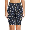 Chess Pattern - Women's Bike Shorts With Side Pockets Women's Bike Shorts Chess Games Printed Offshore