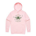 Save The Bees - Mens Hoodie Pink Mens Hoodie Environment Printed In Australia