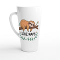Sloth, I Like Naps - White Latte 17oz Ceramic Mug Default Title Latte Mug animal Globally Fulfilled