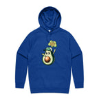 I Don't Give A Quac, Avocado - Mens Hoodie Bright Royal Mens Hoodie Food Printed In Australia