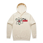 I'm The Bomb, Atom - Mens Hoodie Ecru Mens Hoodie Printed In Australia Science