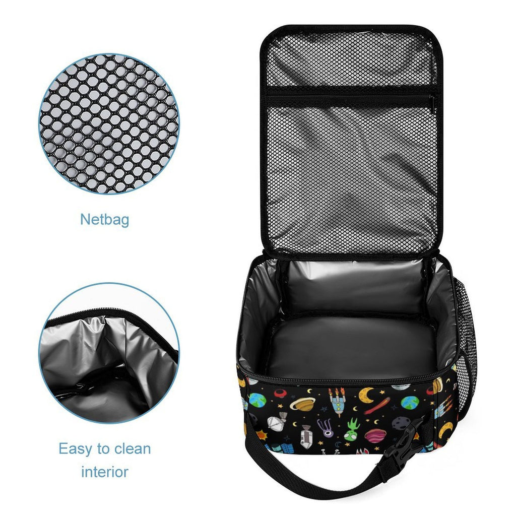 Fun Space Backpack, Lunch Bag & Pencil Case Set
