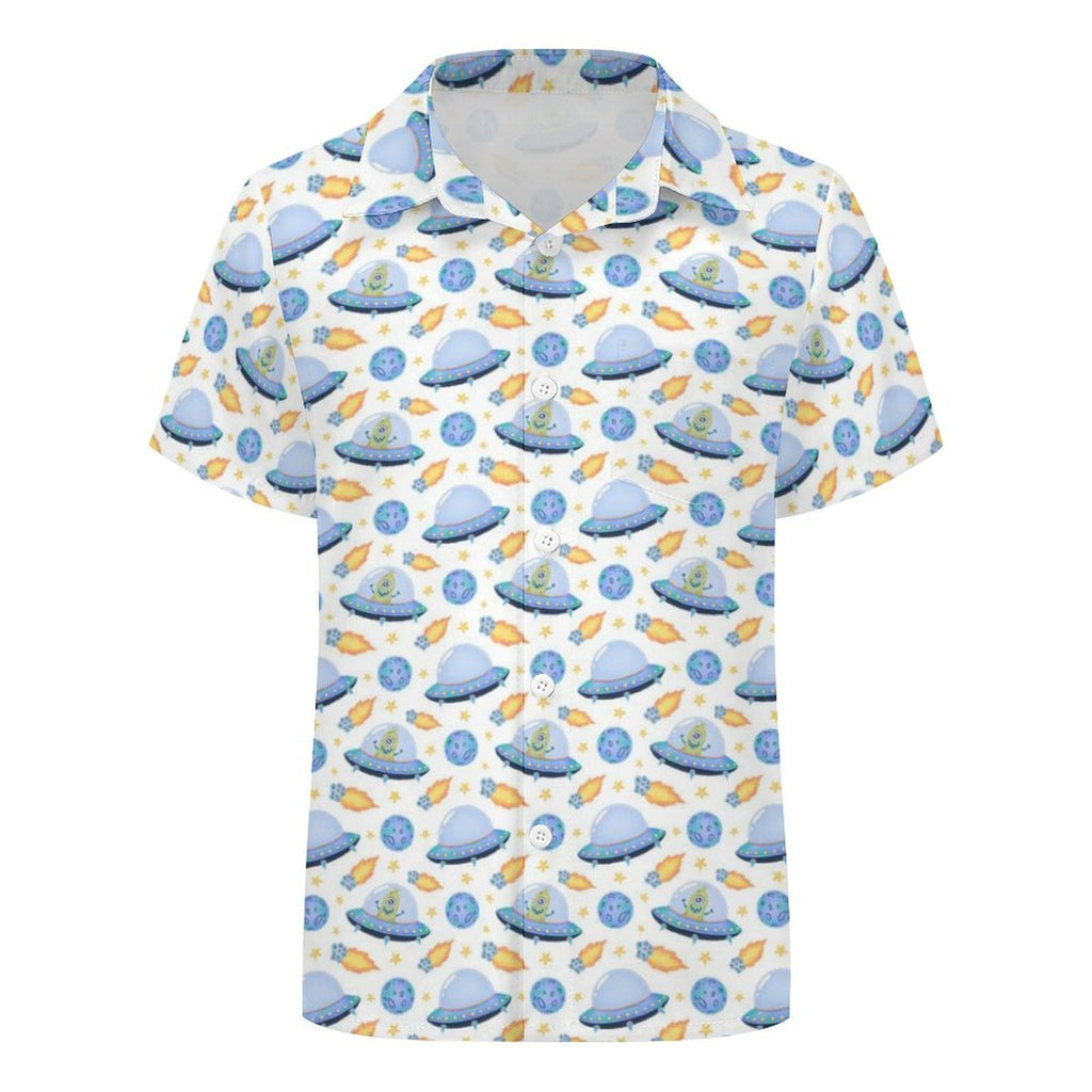 UFO's Kids Cotton Short Sleeve Shirt
