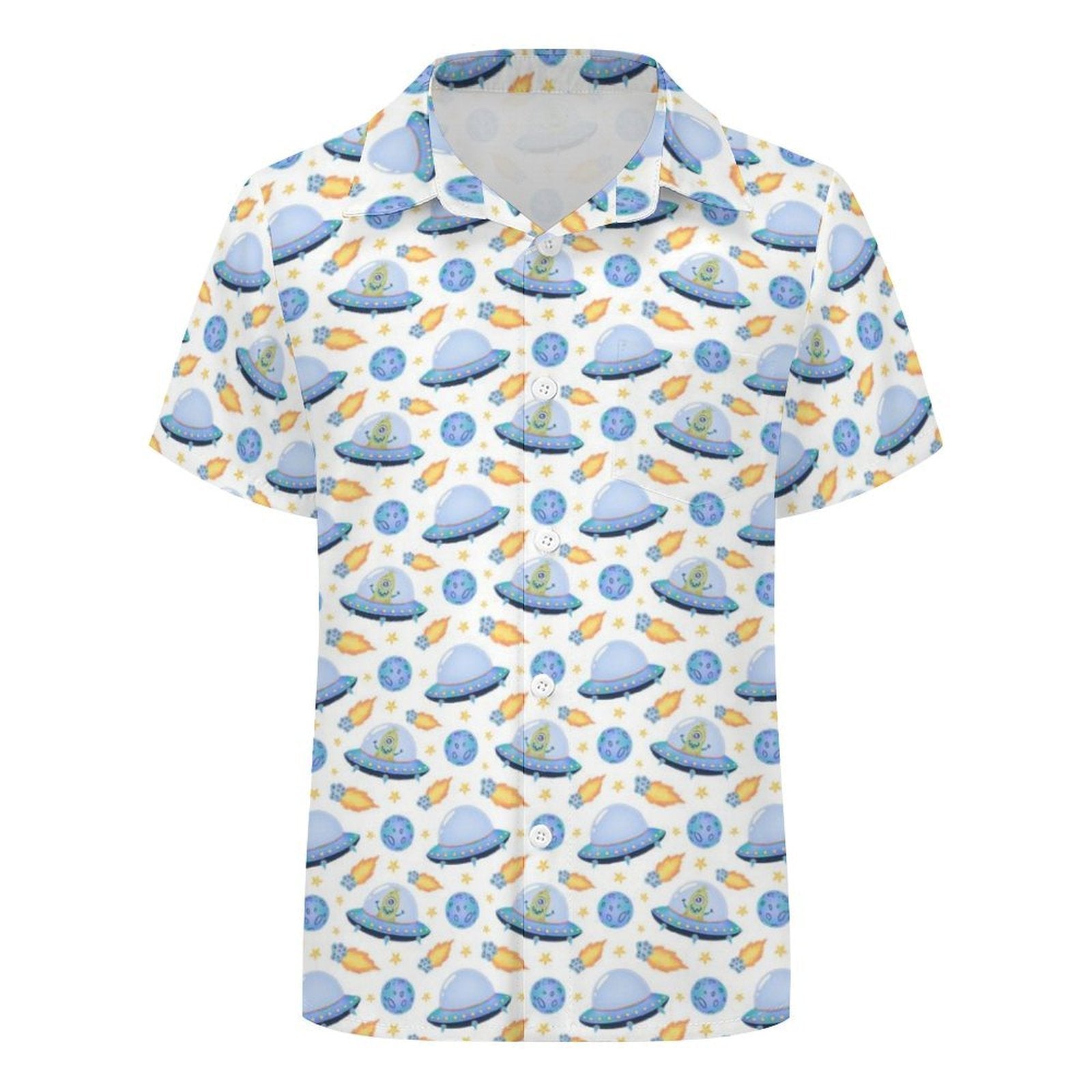 UFO's Kids Cotton Short Sleeve Shirt