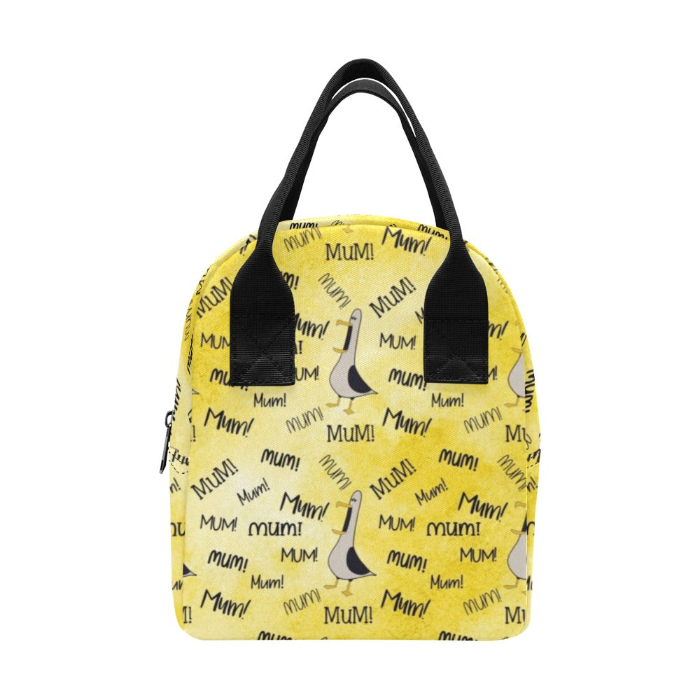Seagull Mum - Zipper Lunch Bag One Size Zipper Lunch Bag Printed Offshore