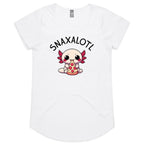 Snaxalotl, Axolotl Pizza - Womens Scoop Neck T-Shirt