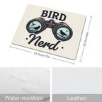 Bird Nerd Leather Mouse Pad Leather Mouse Pad animal Birds Printed Offshore