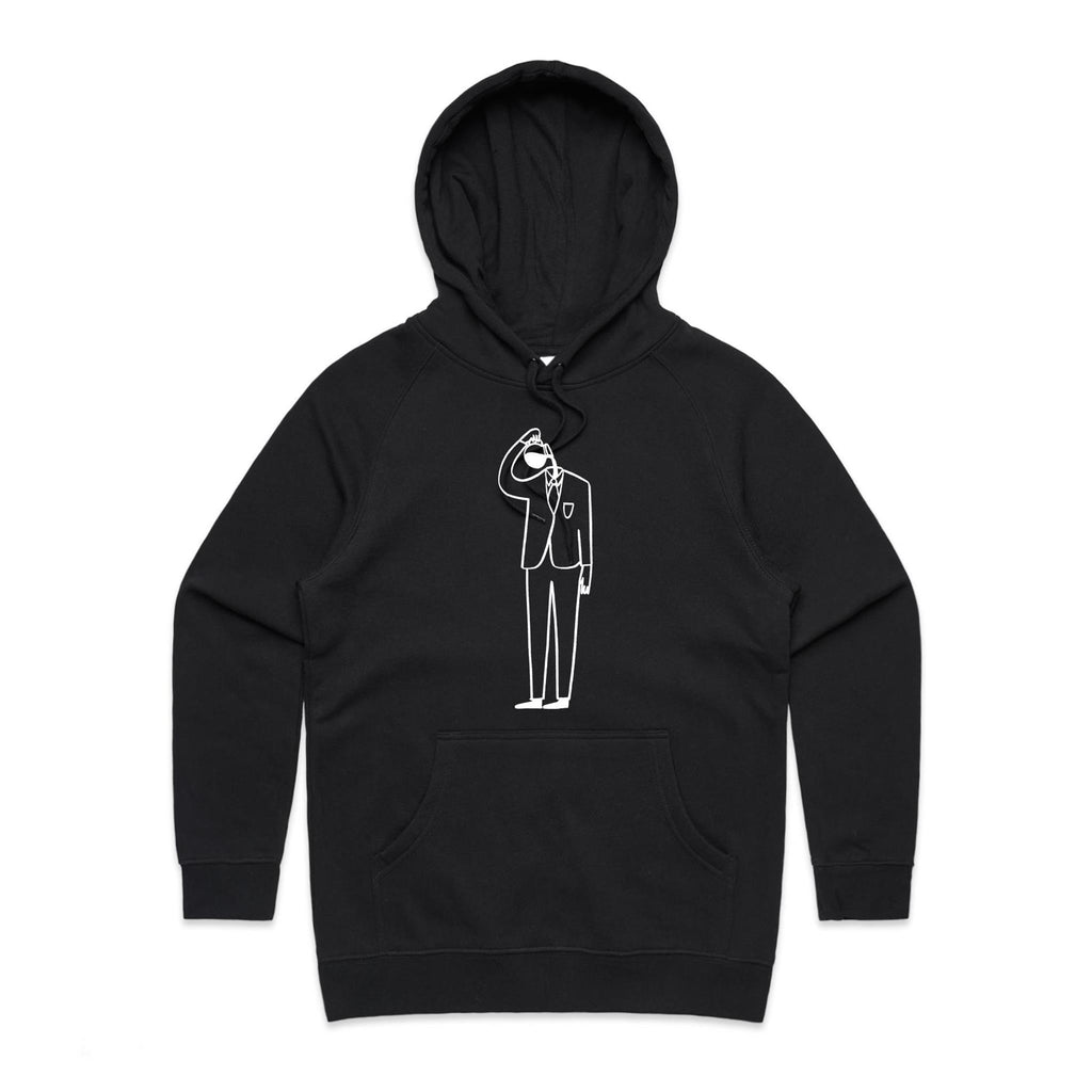 Coffee Brain - Womens Hoodie Black Womens Hoodie Coffee Printed In Australia