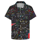 Colourful Maths Formulas - Women's Short-Sleeve Button Up Shirt