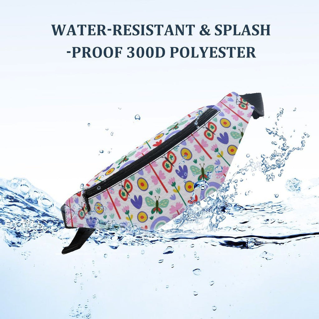 Rainbows And Butterflies - Bum Bag / Fanny Pack