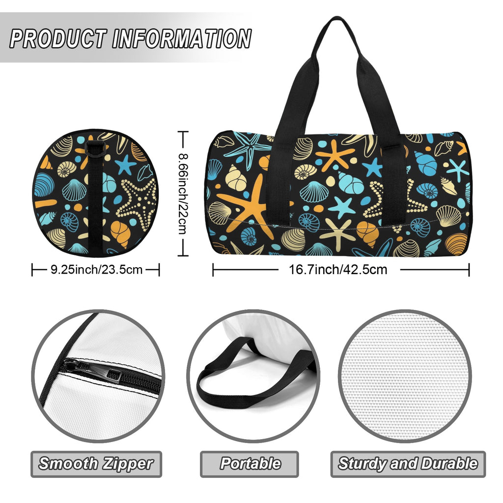 Starfish And Shells Duffle Bag Duffle Bag Printed Offshore