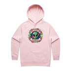 Believe In Yourself, Alien - Womens Hoodie Pink Womens Hoodie Motivation Positivity Printed In Australia Sci Fi