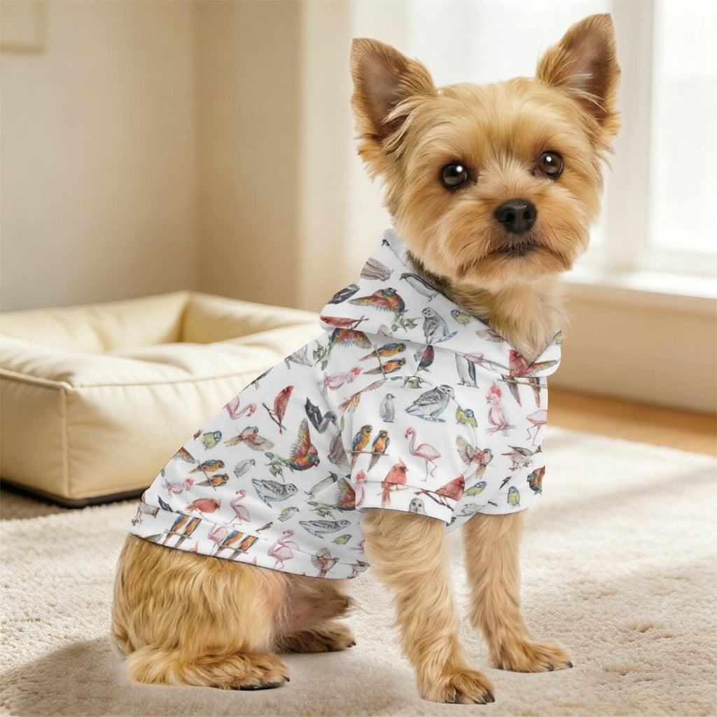 Birds Of A Feather Pet Hoodie (Small Size)