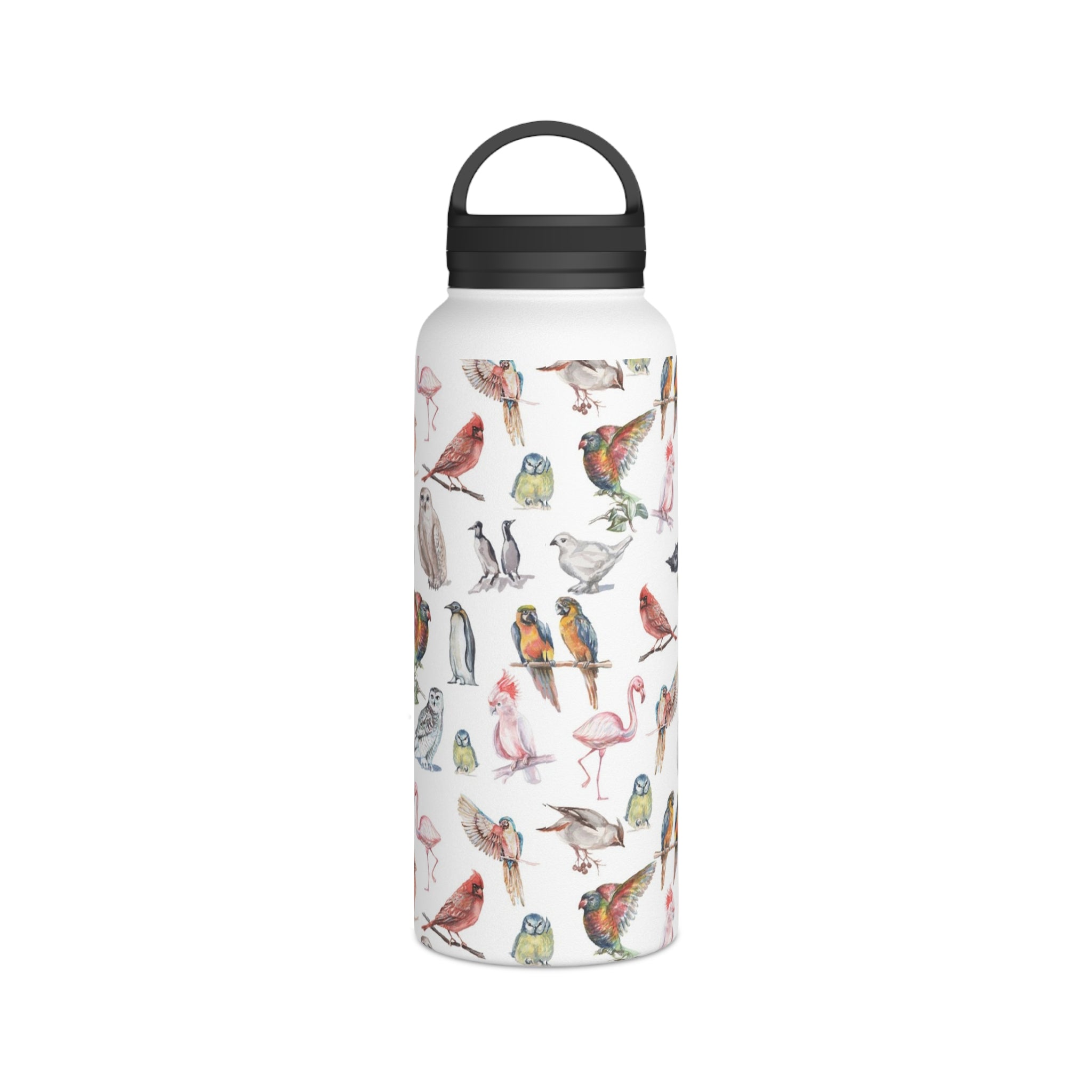 Birds Of A Feather Stainless Steel Water Bottle, Handle Lid Stainless Steel Water Bottle With Handle Lid animal Birds Globally Fulfilled