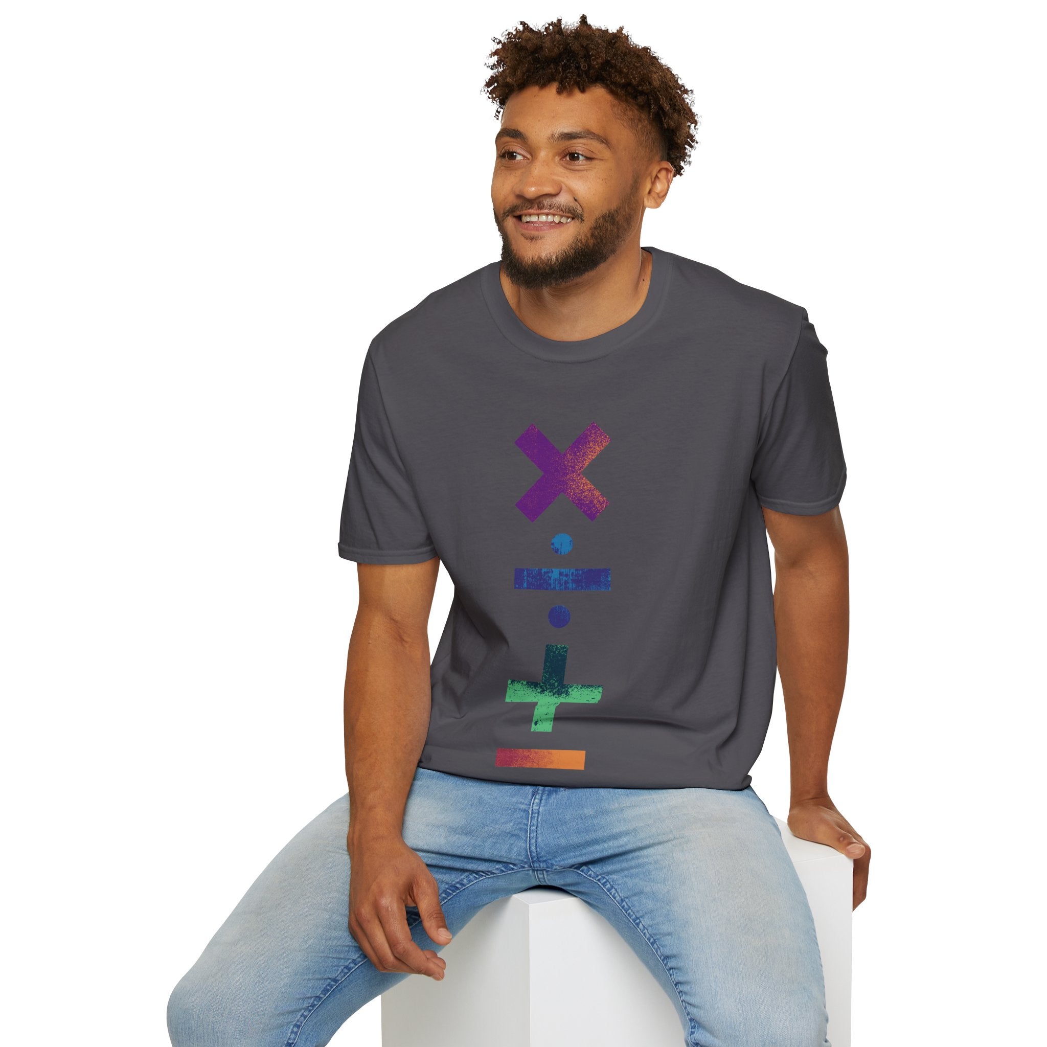 Maths Symbols - Unisex Softstyle T-Shirt