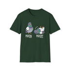 Pigeon vs Pigeoff Unisex T-Shirt Unisex Adult T-shirt Birds Globally Fulfilled