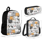 Cat Hello - Three Piece Backpack Set