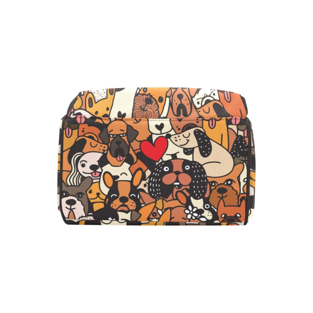 All The Dogs - Multi-Function Backpack, Nappy / Diaper Bag