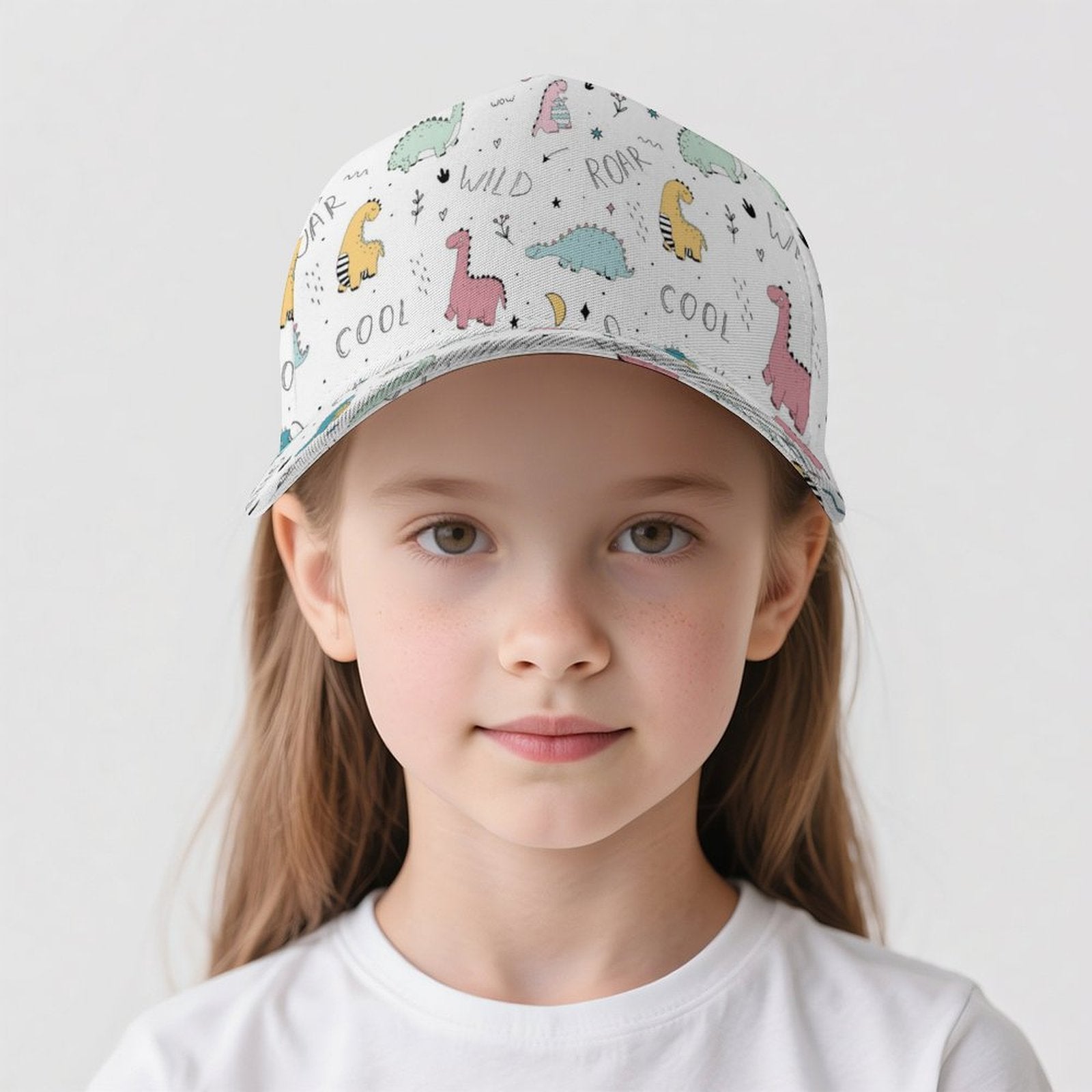 Quirky Dinosaurs Kids Baseball Cap
