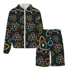 Atoms Men's Lightweight Sun Hoodie & Shorts Set Men's Lightweight Sun Hoodie & Shorts Printed Offshore Science