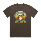Never Underestimate An Old Man With A Drum Set - AS Colour Heavy Faded Tee
