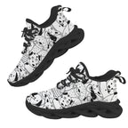 Black And White Dogs Women's Twisted Sole Sneakers