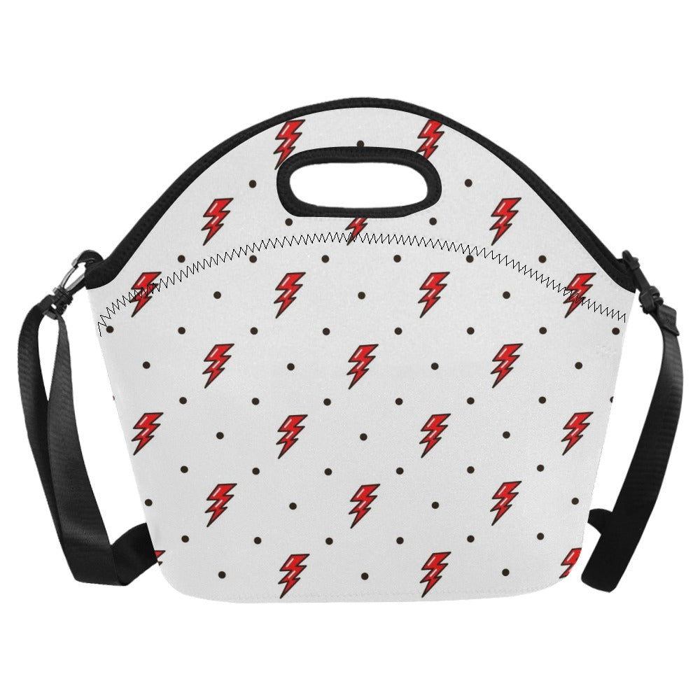 Red Lightning - Neoprene Lunch Bag Neoprene Lunch Bag Printed Offshore