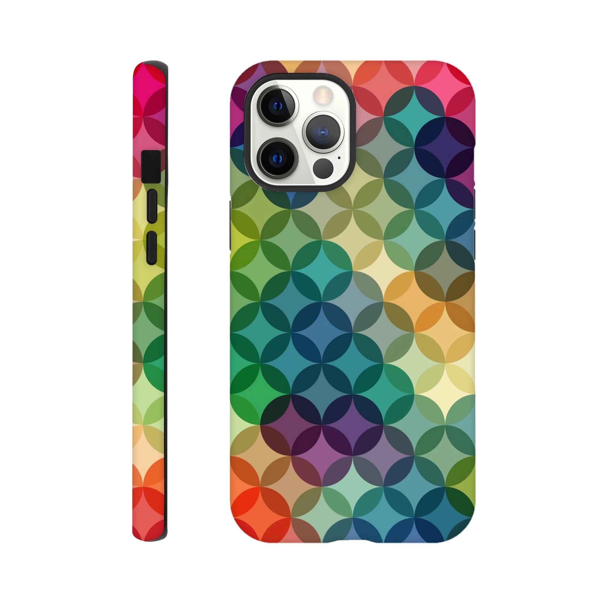Circle Pattern - Apple iPhone Tough case iPhone 12 Pro Max iPhone Tough Case Globally Fulfilled