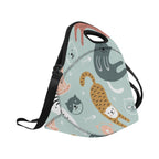 Cat Stretch - Neoprene Lunch Bag Neoprene Lunch Bag Printed Offshore