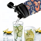 Cute Fox - Insulated Water Bottle with Dual-Use Lid (18oz) Insulated Water Bottle with Dual-Use Lid (18oz) animal Printed Offshore