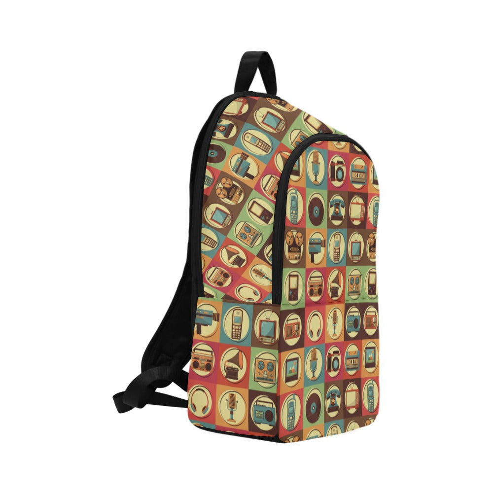 Retro Life - Fabric Backpack